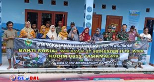 Kodim 0612 Tasikmalaya Gelar Bakti Sosial Wilayah Terpencil, Terluar, Terisolir dan Kumuh Perkotaan 3T Semester II