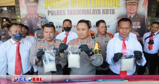 Sat Res Narkoba Polres Tasikmalaya Kota Ungkap Peredaran Narkoba Jenis Sabu 1,2 Kilogram, Ganja dan Sediaan Farmasi