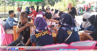 Polres Ciamis Kembali Buka Layanan Vaksinasi di Desa Panyingkiran Ciamis