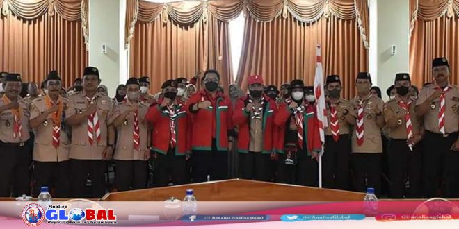 Bupati H. Ade Sugianto Lepas Kontingen Cabang Kab. Tasikmalaya Jambore Nasional XI 2022